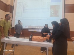 برگزاری کارگاه دو روزه تریاژ و احیای پایه و پیشرفته مادر باردار